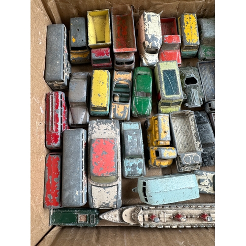 165 - Tray of Play Worn Dinky Cars