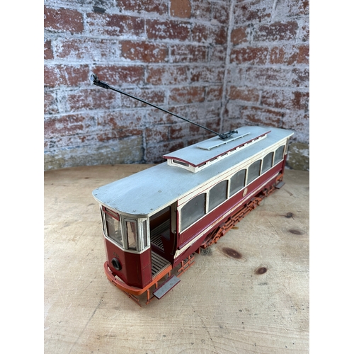 169 - Vintage Scratch Built Large Halifax Tram Model