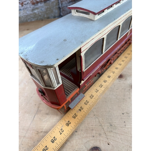 169 - Vintage Scratch Built Large Halifax Tram Model