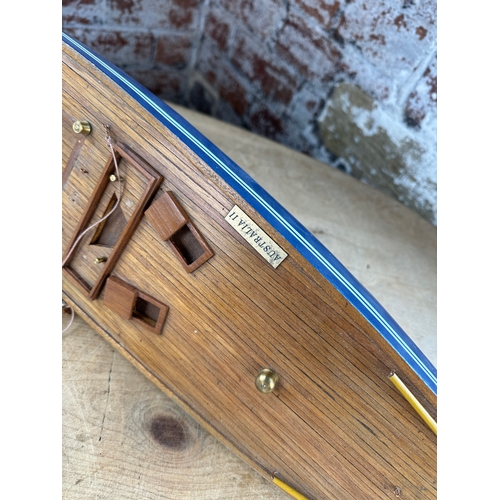 175 - Wooden Sailing Yacht Model for Restoration