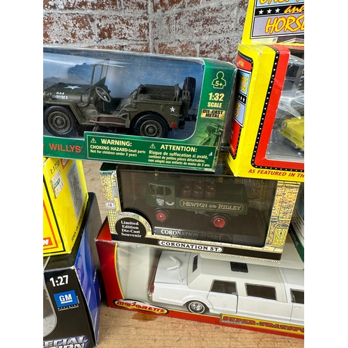 182 - Group of Boxed Diecast Vehicles including Maisto Hummer, Gilbow RMS Olympic etc.