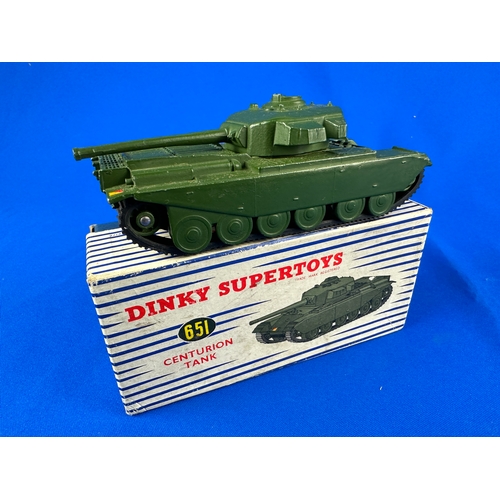 143 - Dinky Supertoys 651 Centurion Tank