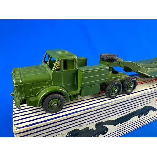 144 - Dinky Supertoys 660 Tank Transporter