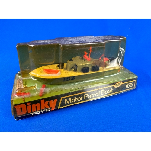 154 - Dinky Toys 675 Motor Patrol Boat