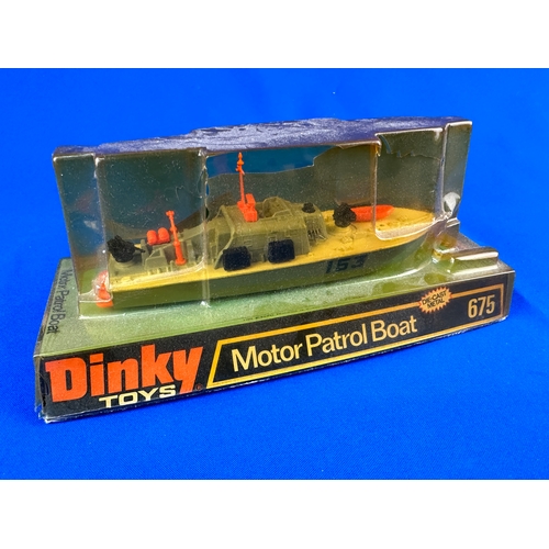 154 - Dinky Toys 675 Motor Patrol Boat