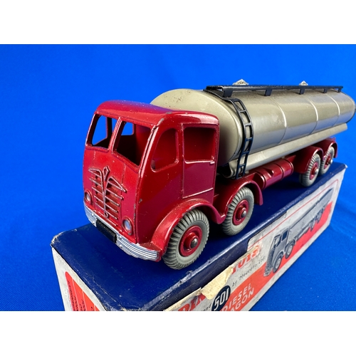 162 - Dinky 504 Foden Fourteen Ton Tanker in Dinky Toys 501 Box