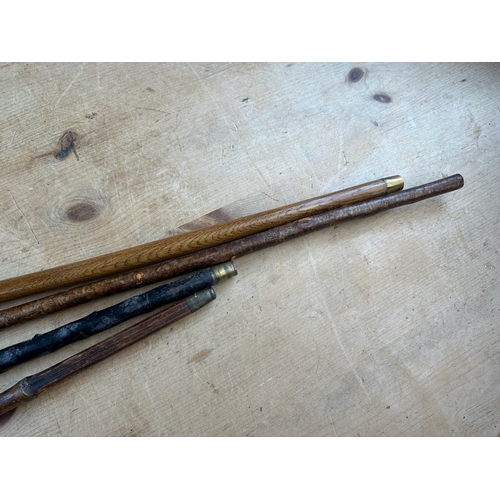 279 - Quartet of Vintage Walking Sticks & Canes