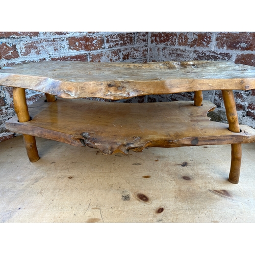 551 - Hand Crafted Living Edge Coffee Table