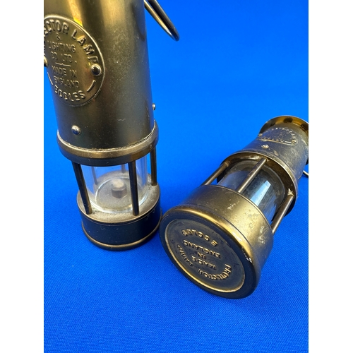 284 - Two Small Eccles Protector Lamps