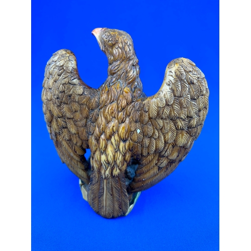 286 - Carved Painted Resin Eagle