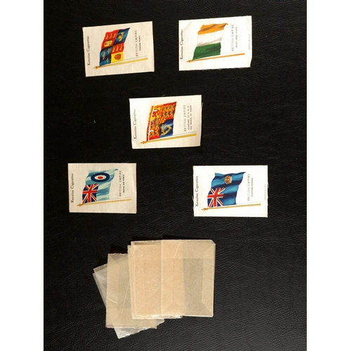 250 - Collection of 32 Kensitas Cigarette Silks 'Flags of thge British Empire' 24 different flags