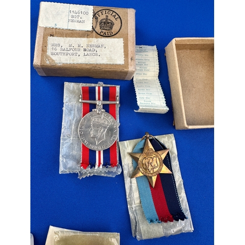 240 - War Medals including WWI, WWII & Special Constabulary. Detail in Images