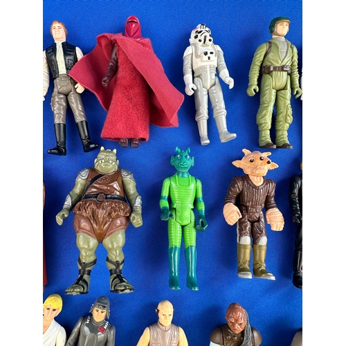 210 - Collection of Early Star Wars Figures from 1970s onwards Kenner, including Guns & Accessories 33 Fig... 