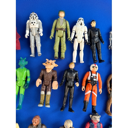 210 - Collection of Early Star Wars Figures from 1970s onwards Kenner, including Guns & Accessories 33 Fig... 