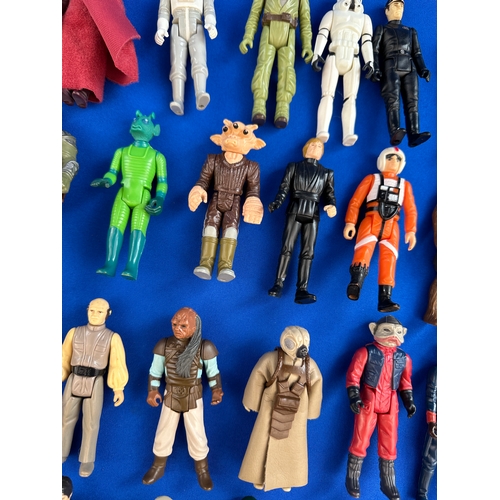 210 - Collection of Early Star Wars Figures from 1970s onwards Kenner, including Guns & Accessories 33 Fig... 