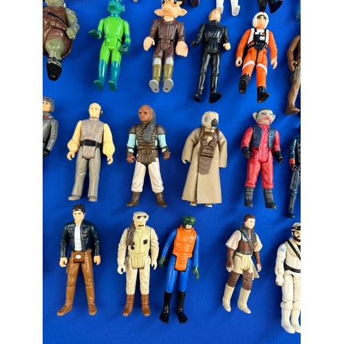 210 - Collection of Early Star Wars Figures from 1970s onwards Kenner, including Guns & Accessories 33 Fig... 