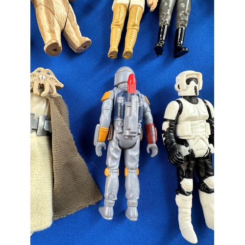 210 - Collection of Early Star Wars Figures from 1970s onwards Kenner, including Guns & Accessories 33 Fig... 