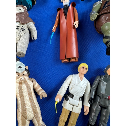 210 - Collection of Early Star Wars Figures from 1970s onwards Kenner, including Guns & Accessories 33 Fig... 