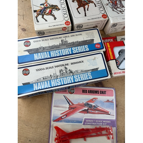 229 - Group of Small Vintage Model Kits by Airfix.