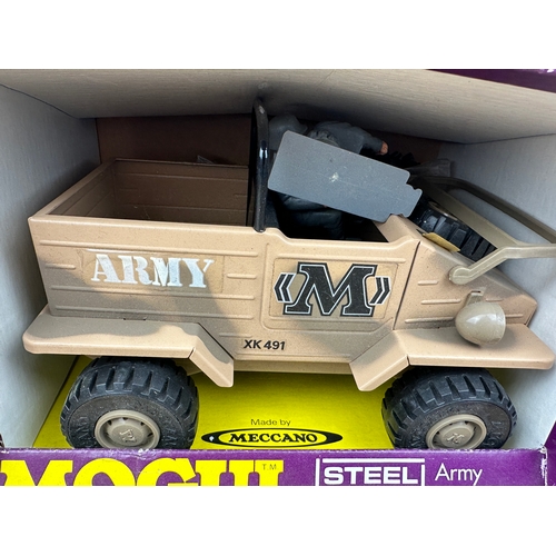 206 - Meccano Mogul Steel Toys - Army Mogulwagon No.3284