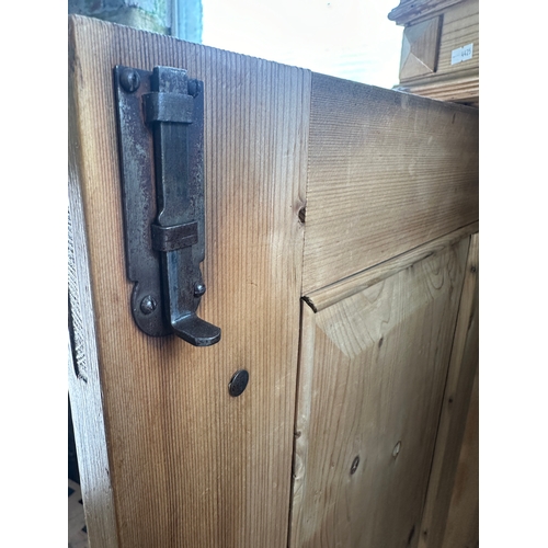 590 - Antique Pine Wardrobe