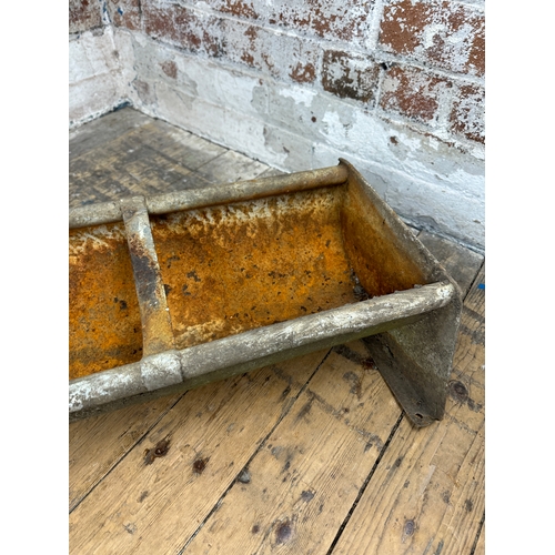 493 - Galvanised Metal Trough