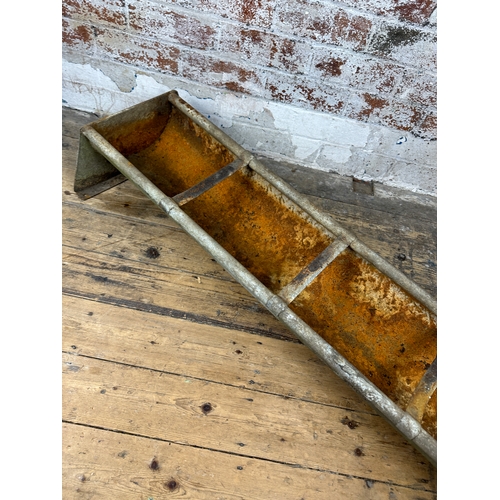 493 - Galvanised Metal Trough