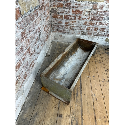 494 - Galvanised Metal Trough