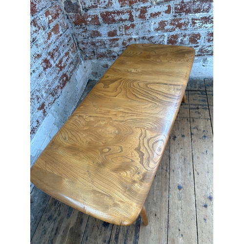 579 - Ercol Model 459 Blonde Elm Coffee Table with Undertier