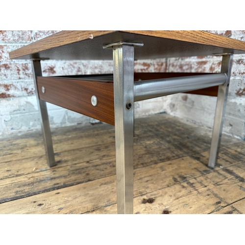 582 - Sturdy Mid-Century Chrome and Formica Coffee/Occasional Table