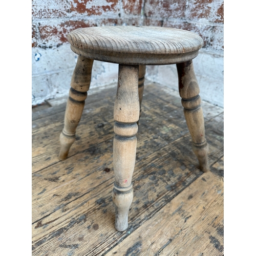 570 - Small Antique Farmhouse Stool