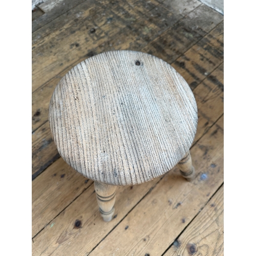 570 - Small Antique Farmhouse Stool