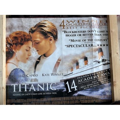 178 - Three Vinatge Titanic Original Quad Movie Poster - Condition as Pictures