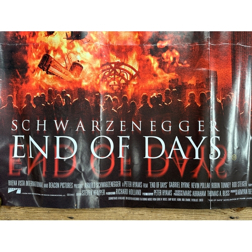 183 - End of Days 1999 Original Quad Movie Poster - Condition as Pictures