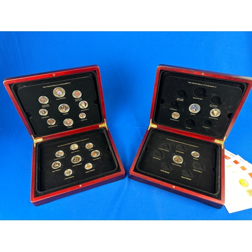 49 - The London Mint 'The Emblem Series' The Pre-decimals and Decimals of Elizabeth II - One Full Set and... 