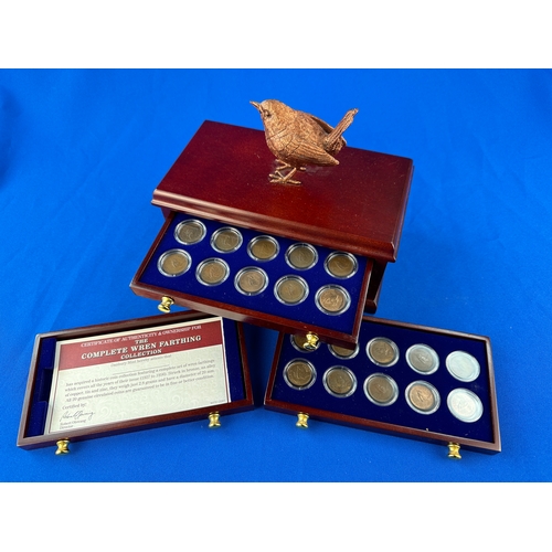 51 - The Danbury Mint Wren Farthing Collection 1937 - 1956