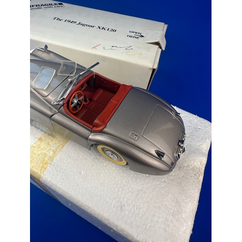 78 - Danbury Mint Scale Diecast Model 1949 Jaguar XK120