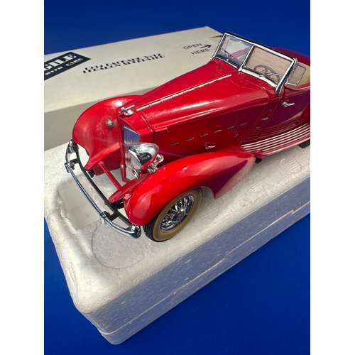 79 - Danbury Mint Scale Diecast Model 1934 Packard V-12 Lebaron Speedster