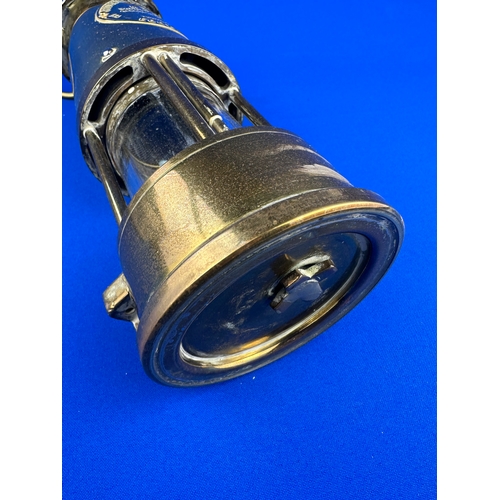 278 - Eccles Type 6 M&Q Protector Lamp - Brass Miners Lamp