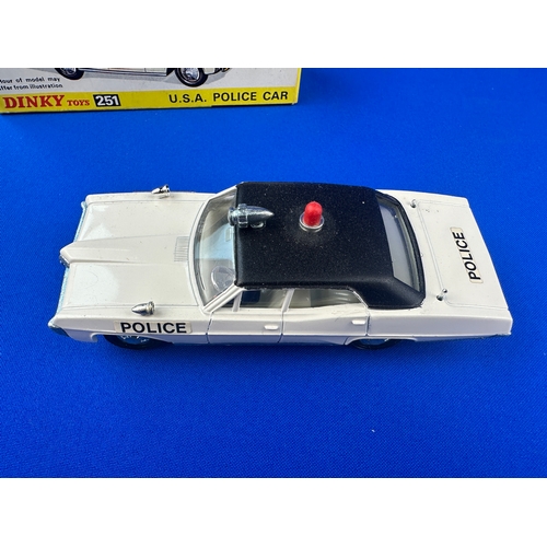 99 - Dinky Toys Diecast Police Car 251