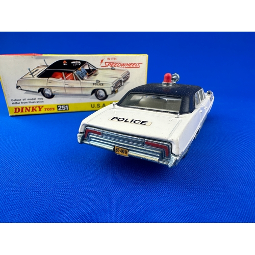 99 - Dinky Toys Diecast Police Car 251