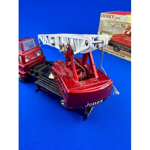 102 - Dinky Toys Diecast Jones Fleetmaster 970 Cantilever Crane