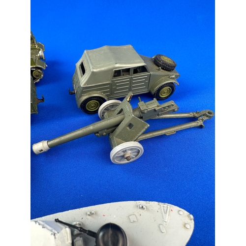 107 - Dinky Toys Diecast Military Vehicles