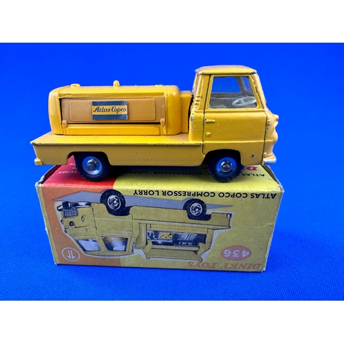 114 - Dinky Toys Diecast Atlas Copco Compressor Lorry 436 Boxed