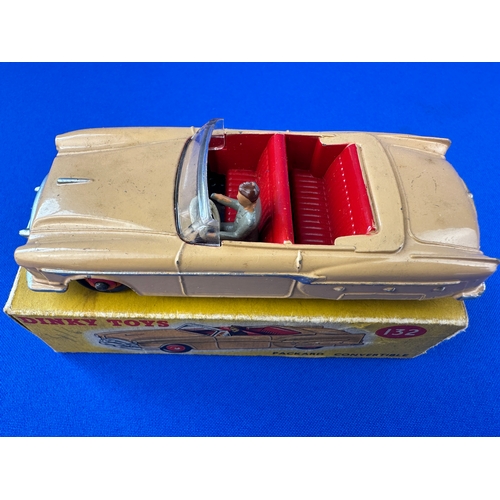 115 - Dinky Toys Diecast  Packard Convertible 132 - loose Driver Boxed