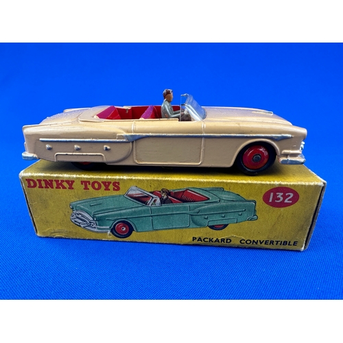 115 - Dinky Toys Diecast  Packard Convertible 132 - loose Driver Boxed