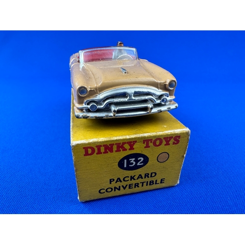 115 - Dinky Toys Diecast  Packard Convertible 132 - loose Driver Boxed