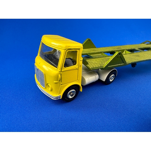 121 - Dinky Diecast Transporter with Renault R16 & Ford Escort