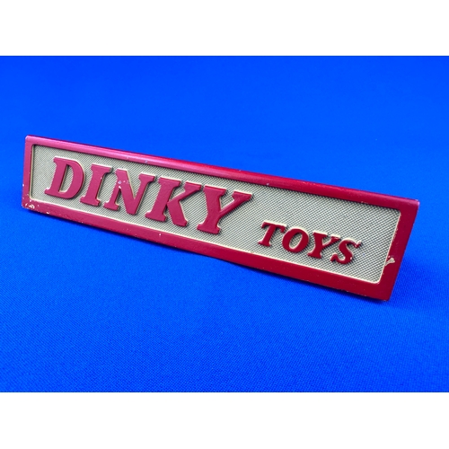 124 - Dinky Toys 0000 Dealer Sign Diecast Shop Display (1/4)