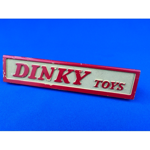 125 - Dinky Toys 0000 Dealer Sign Diecast Shop Display (2/4)